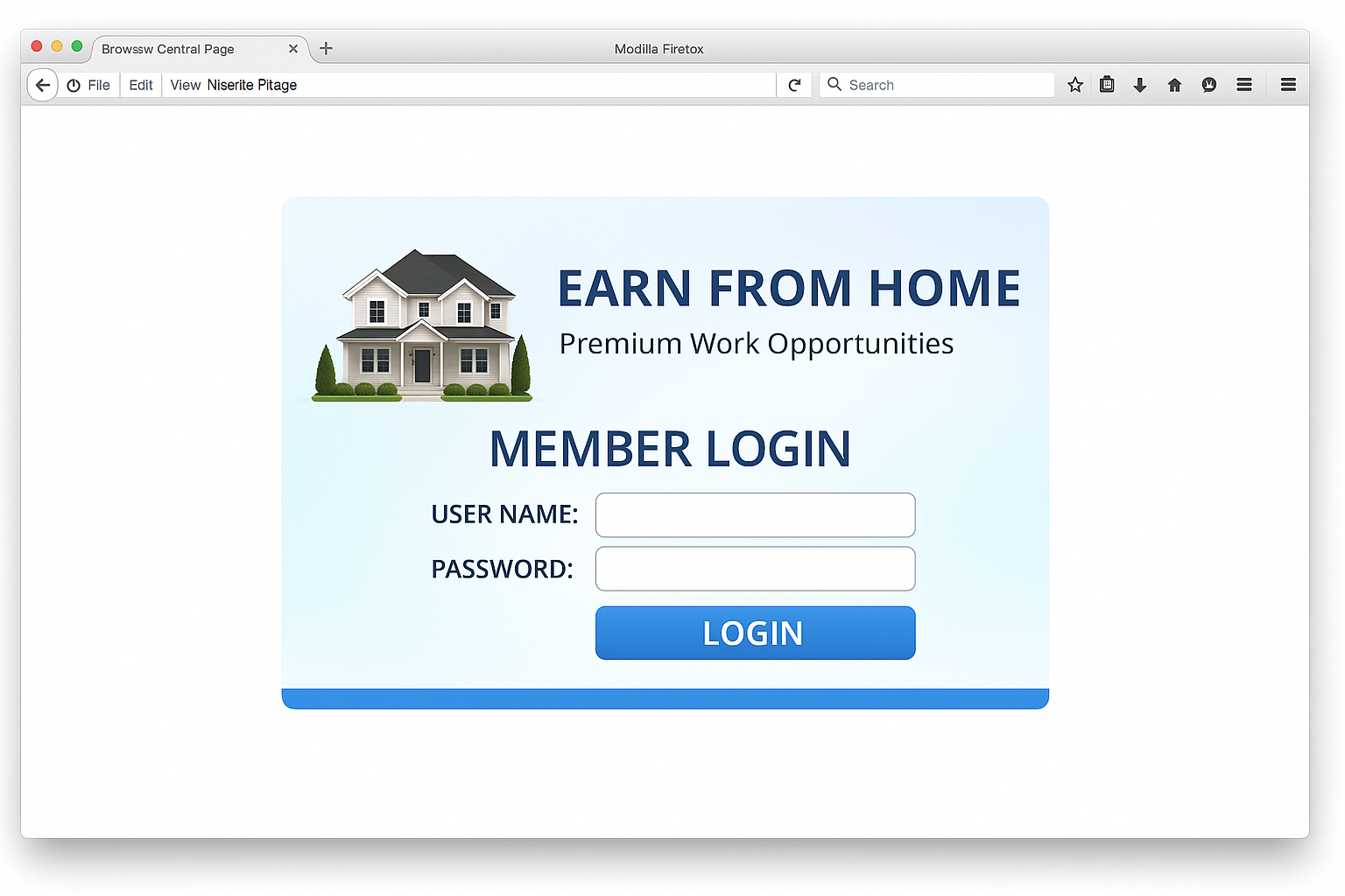 Screenshot Work At Home